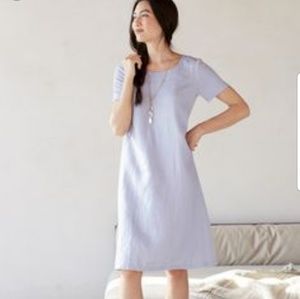 J.Jill pure jill linen & tencel dress - hyacinth